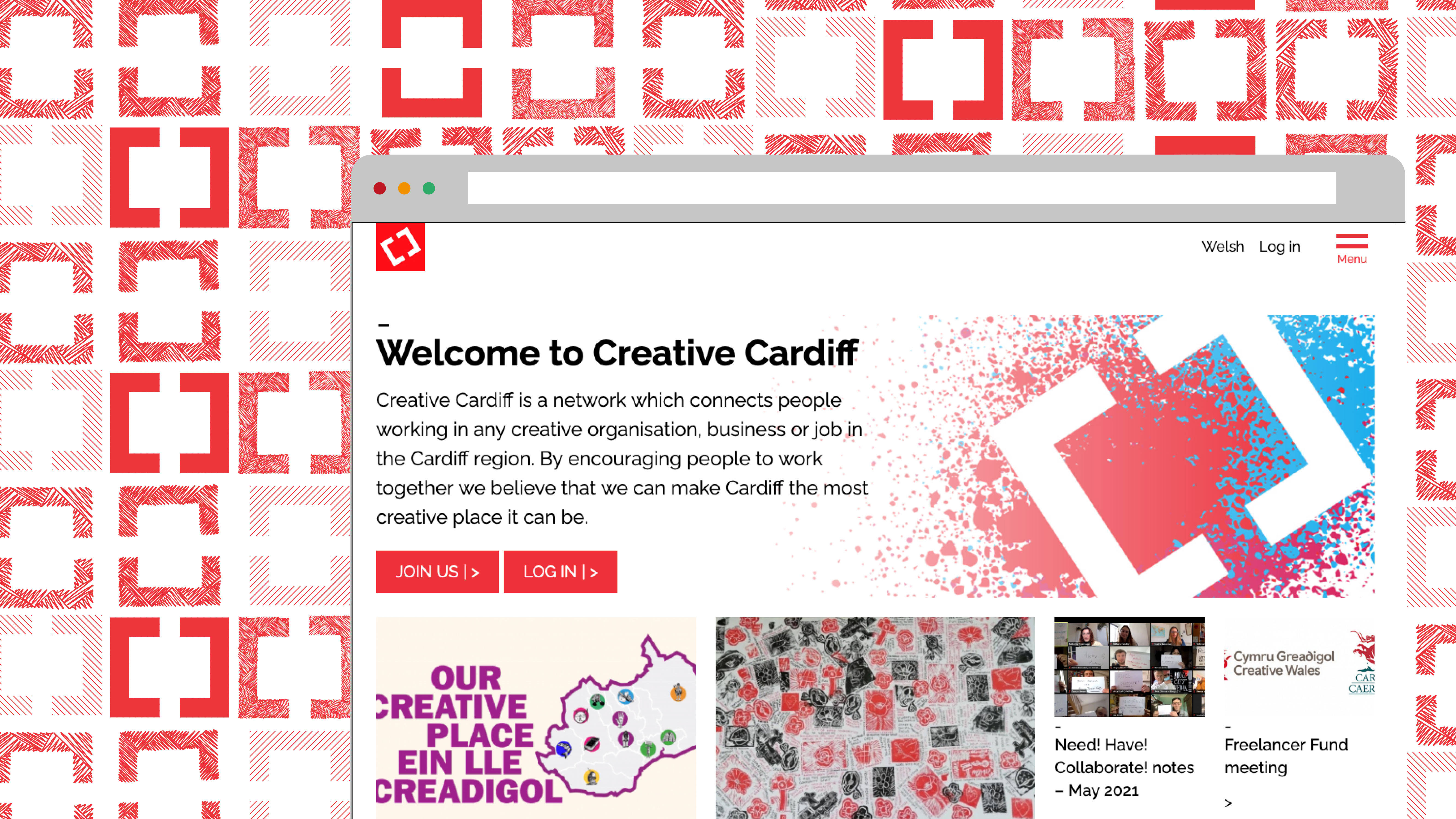 creative cardiff website
